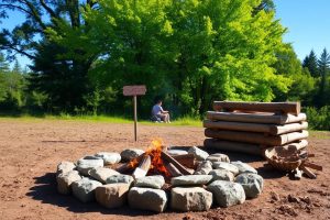 Jak bezpiecznie rozpalić ognisko? Poradnik na lato