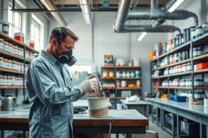 Jak bezpiecznie korzystać z farb rozpuszczalnikowych i lakierów?