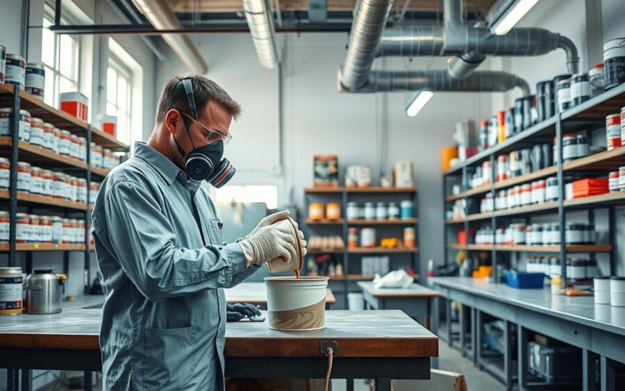 Jak bezpiecznie używać farb rozpuszczalnikowych i lakierów?